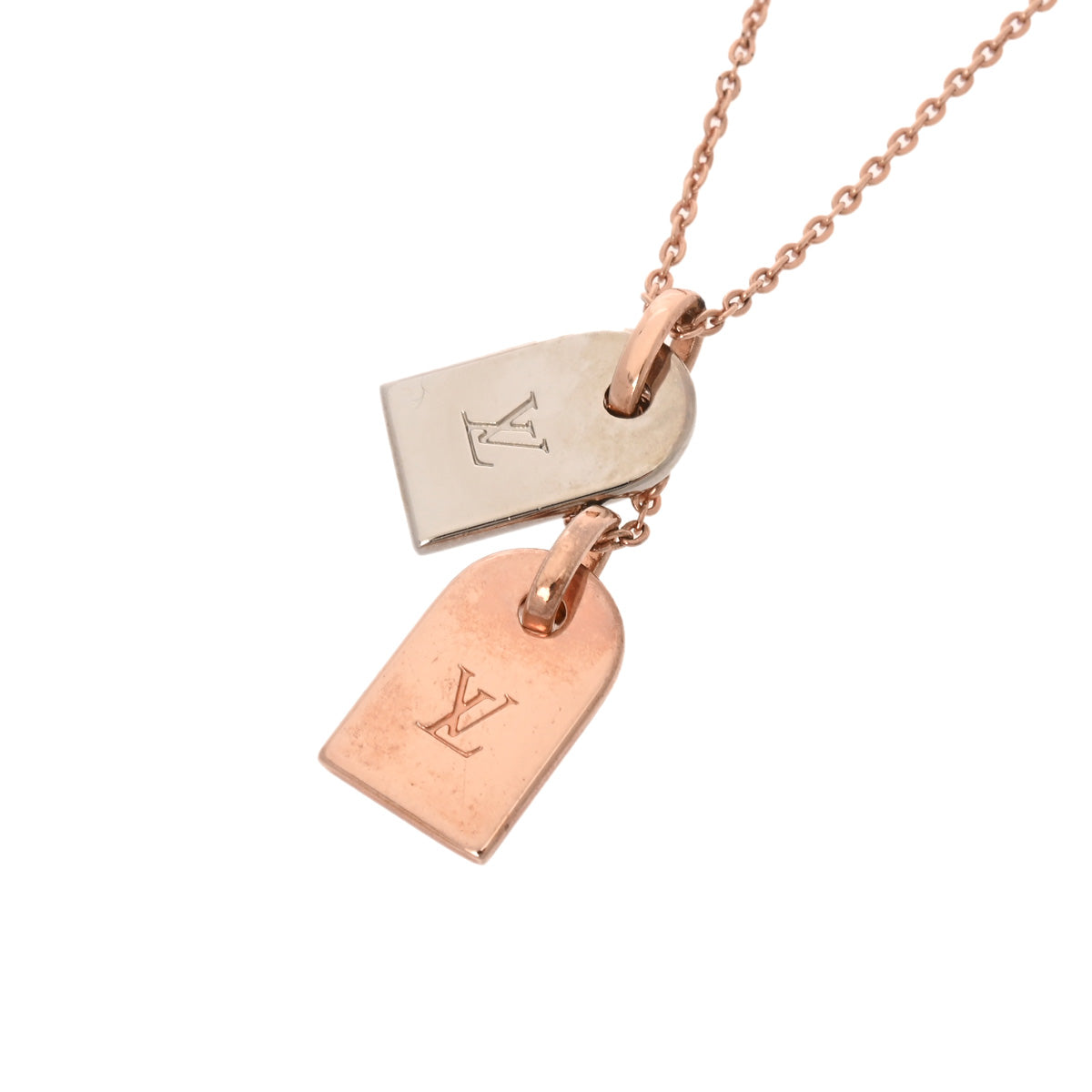 LOUIS VUITTON ルイヴィトン ナノグラムネックレス ピンクゴールド