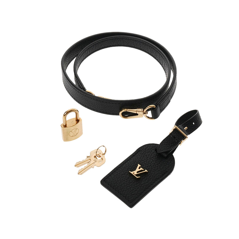 ルイヴィトンシティスティーマーMM ノワール ゴールド金具 レディース