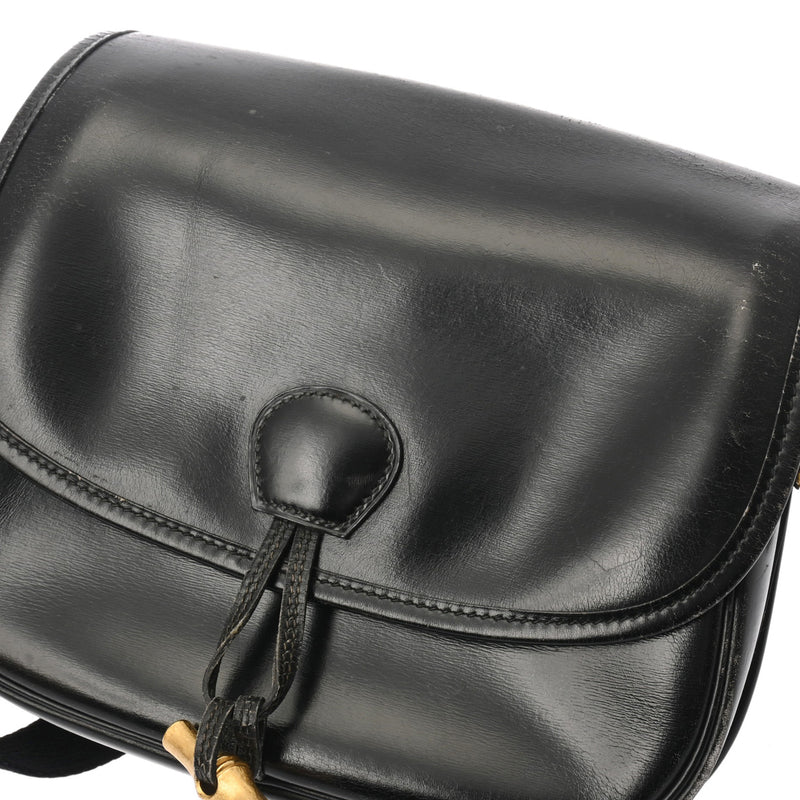 エルメスダッフル ブラック ○W刻印(1993年頃)刻印 レディース