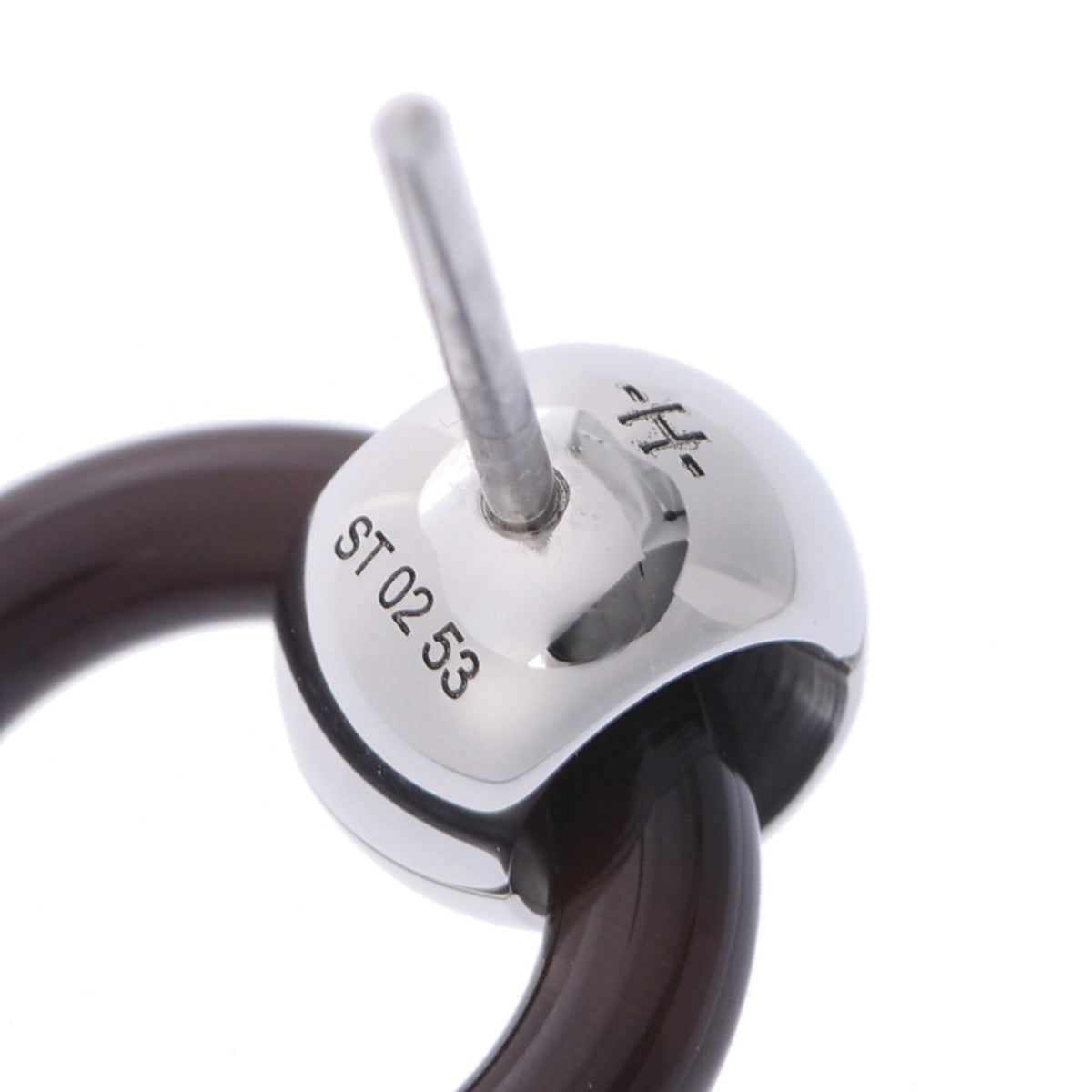 エルメスメドールXO ブラック レディース メタル ピアス HERMES – 銀蔵