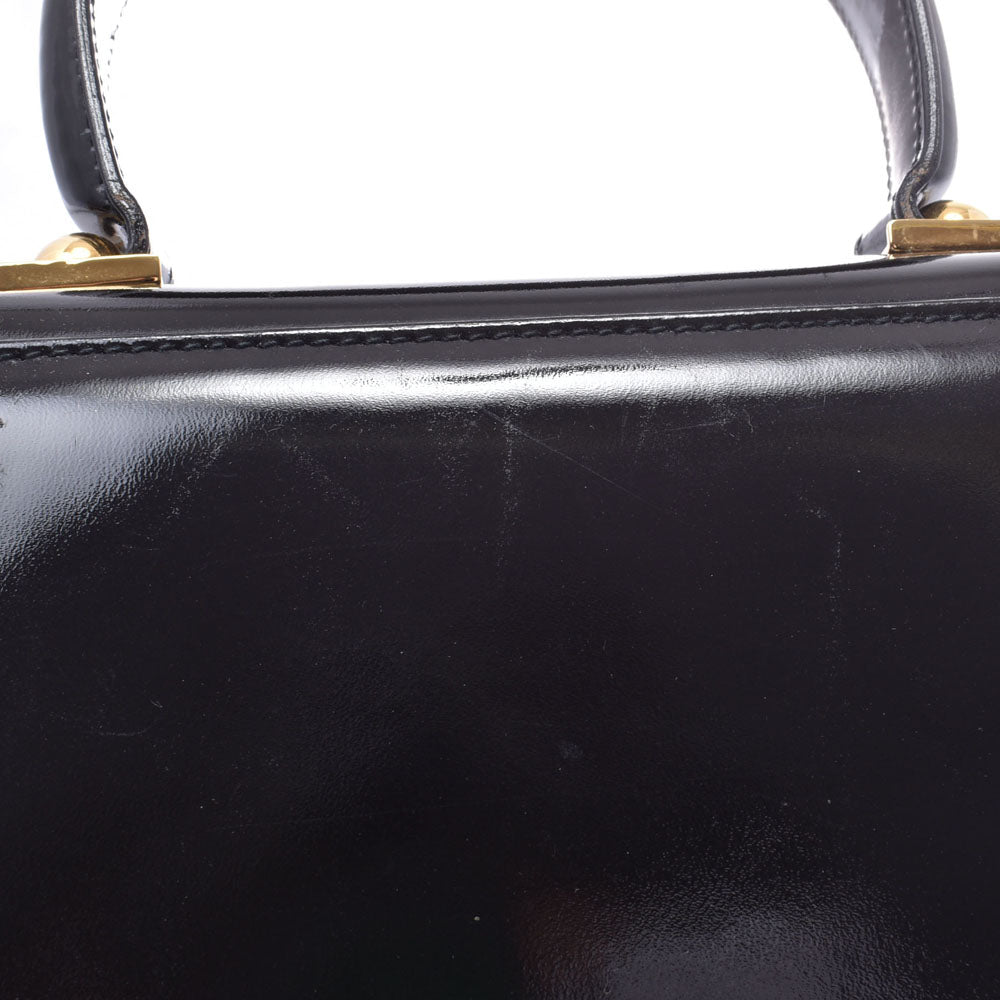 フェラガモガンチーニ 2WAYバッグ 黒 ゴールド金具 レディース