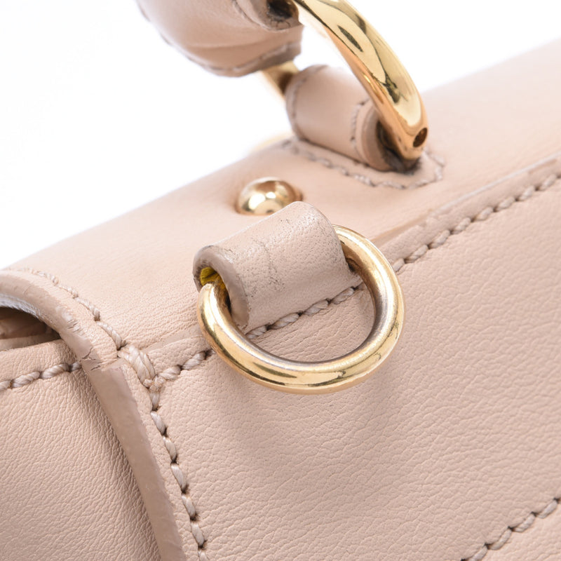 フェラガモソフィア スモール 2WAYバッグ ベージュ レディース