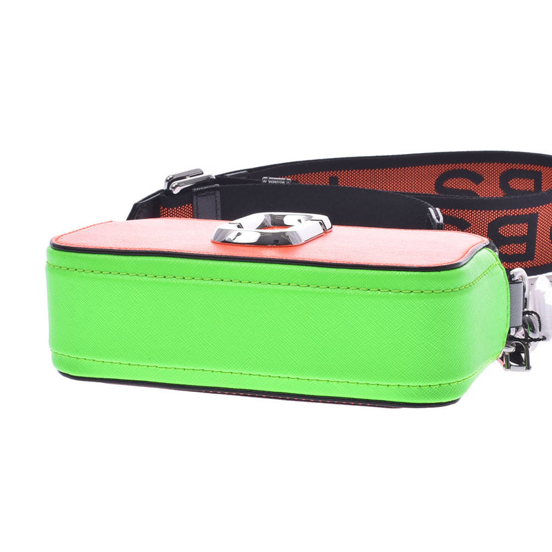 マークジェイコブススナップショット 2WAYバッグ オレンジ/マルチ