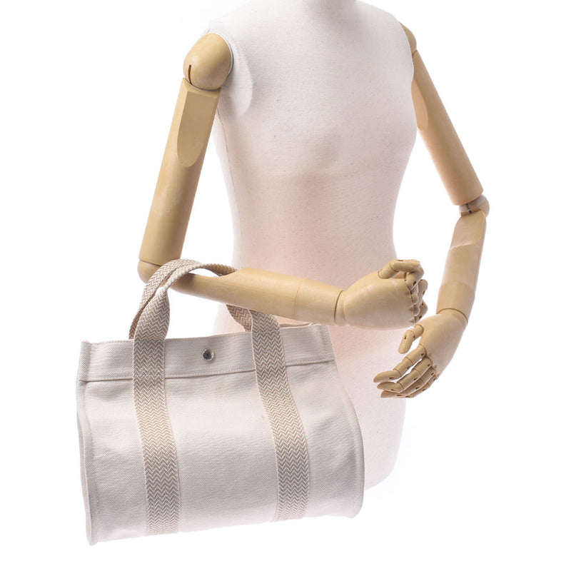 エルメスカンヌ PM 白 ユニセックス ハンドバッグ HERMES 中古 – 銀蔵