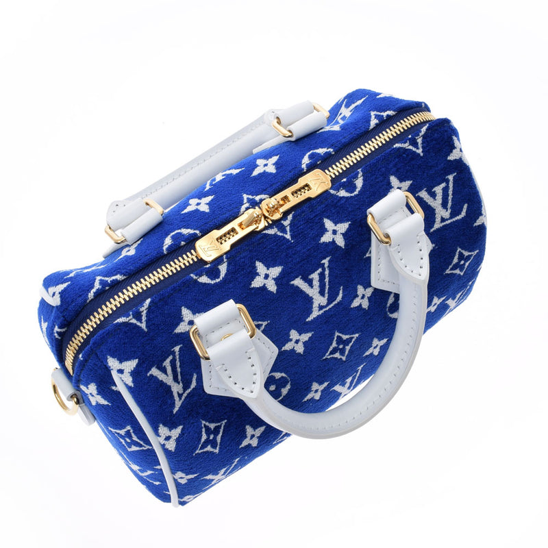 ルイヴィトンスピーディバンドリエール20 14145 ブルー/白 レディース