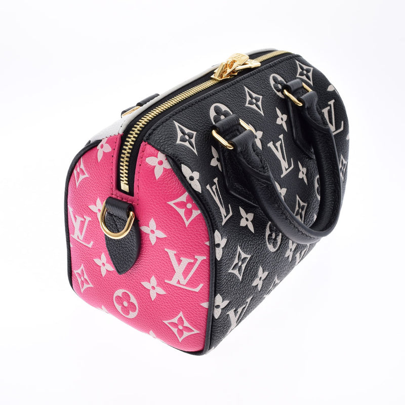 ルイヴィトンアンプラント スピーディバンドリエール20 14145 黒/白