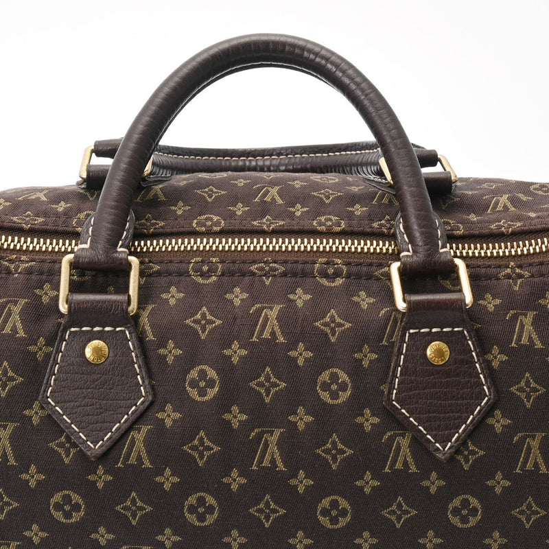 LOUIS ルイヴィトン モノグラム ミニラン スピーディ30 エべヌ VUITTON