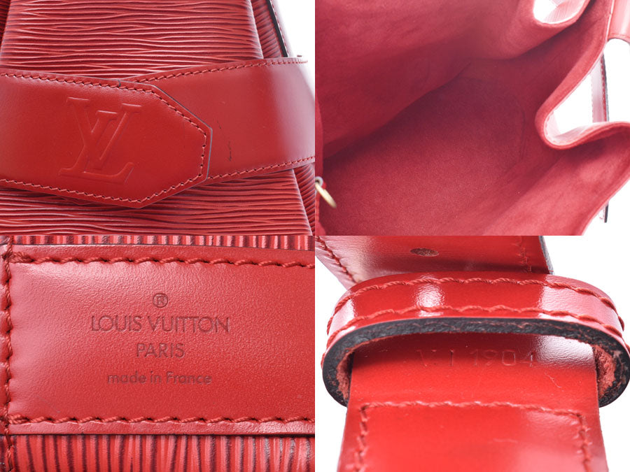 ルイヴィトン エピ サックデポール 赤 M80207 レディース メンズ 本革