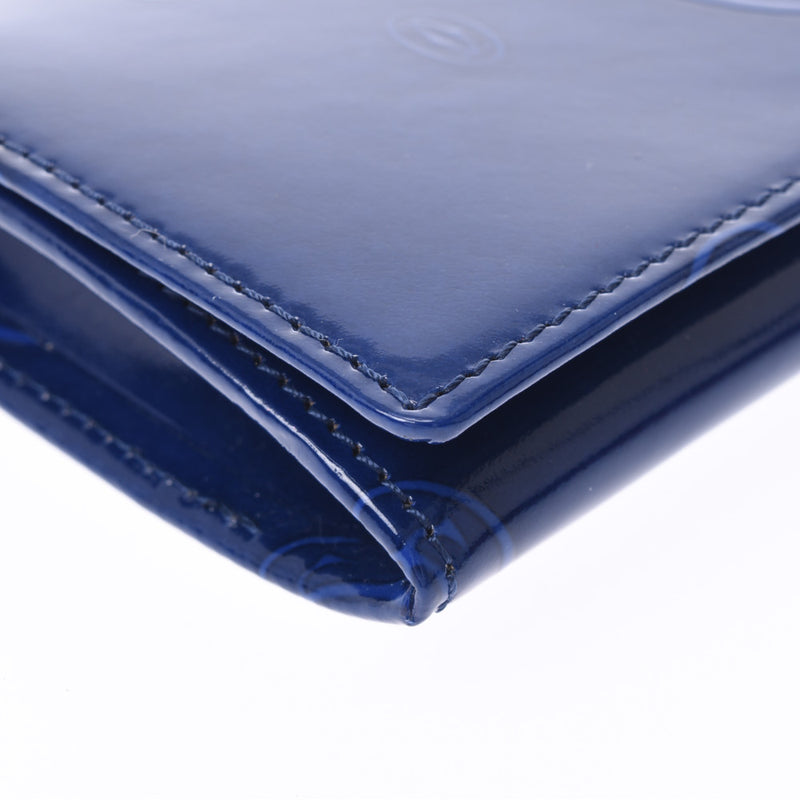 カルティエハッピーバースデイ 名刺入れ 青 ユニセックス カードケース