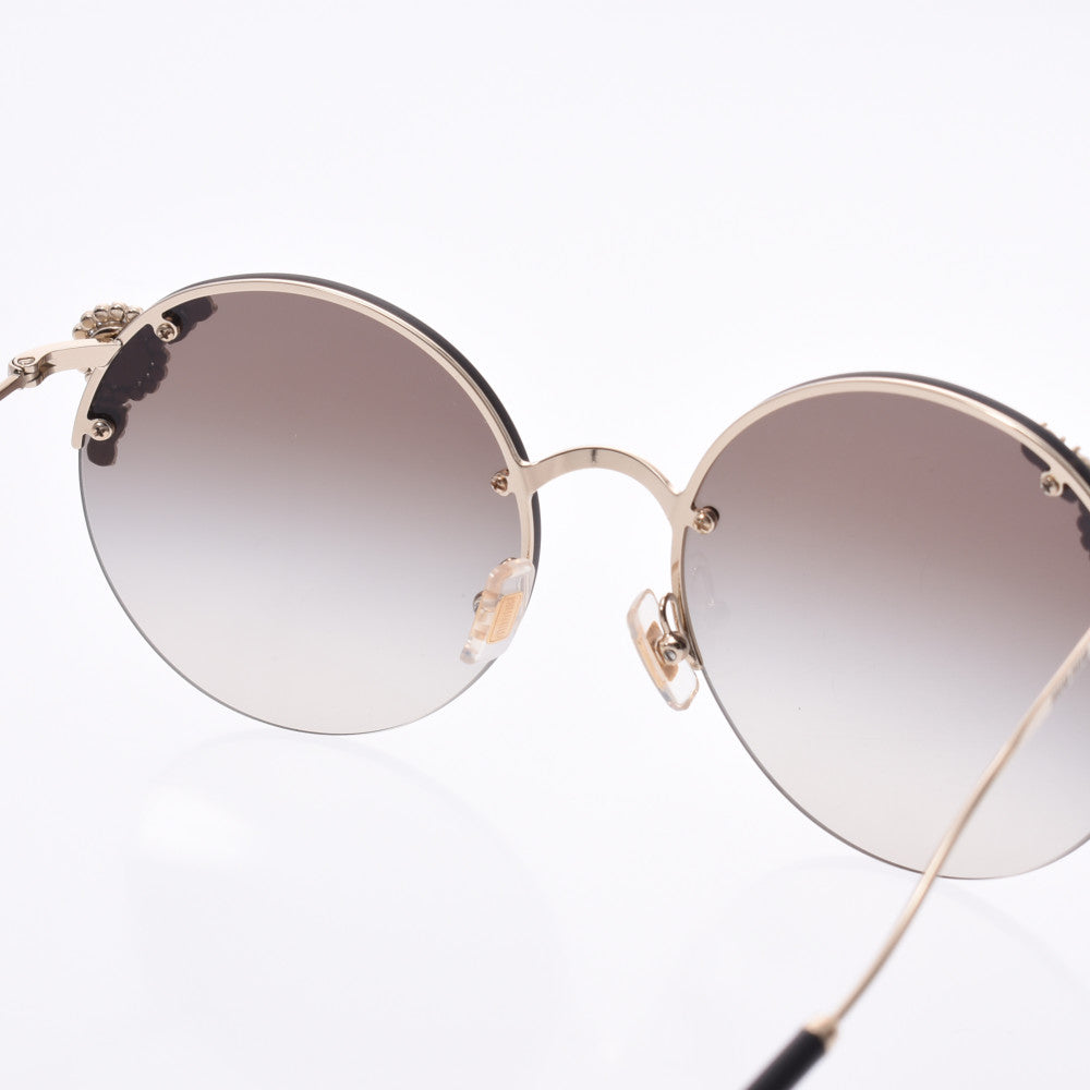 ミュウミュウフェイクパール ラインストーン レディース サングラス