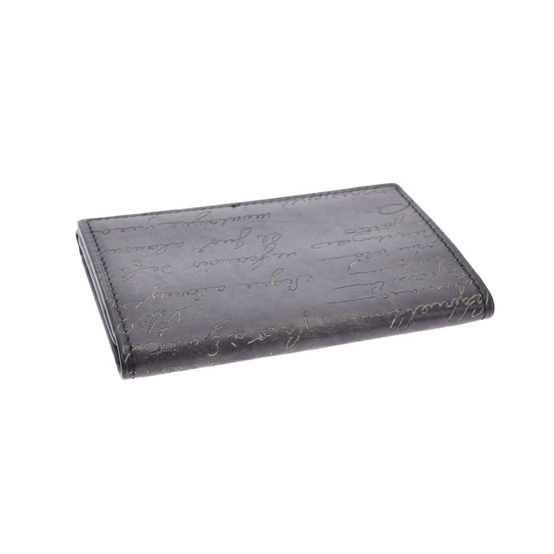 ベルルッティカリグラフィー カードケース グレー メンズ カーフ 名刺