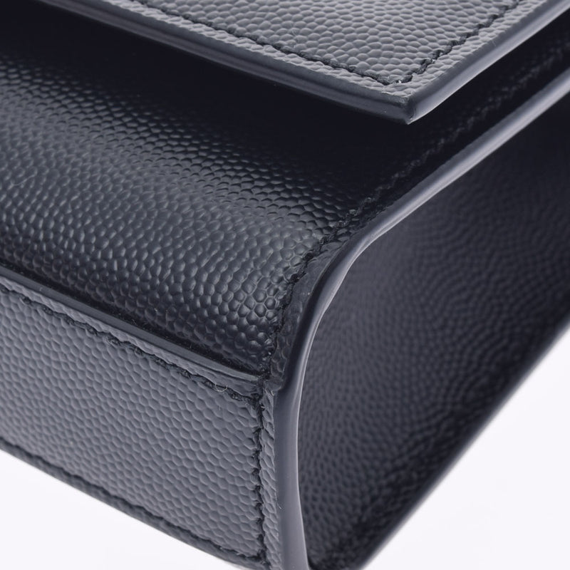 イヴサンローランケイト スモール 黒 シルバー金具 レディース レザー