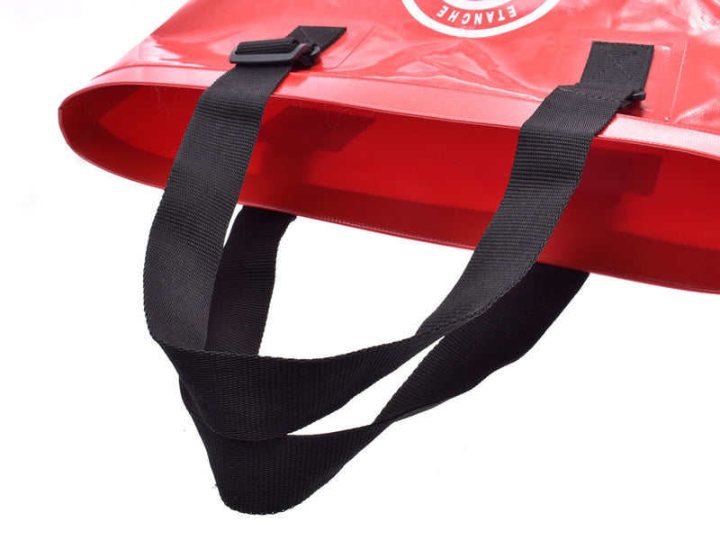 シャネル トートバッグ 防水タイプ 赤/黒 レディース メンズ ビニール