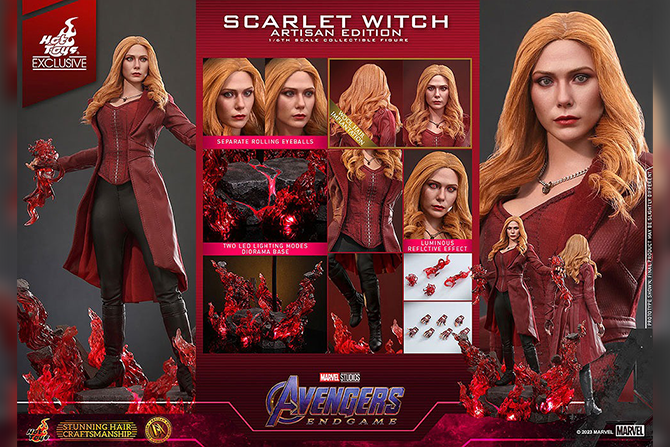ホットトイズ新作！『エンドゲーム』スカーレット・ウィッチが植毛仕様