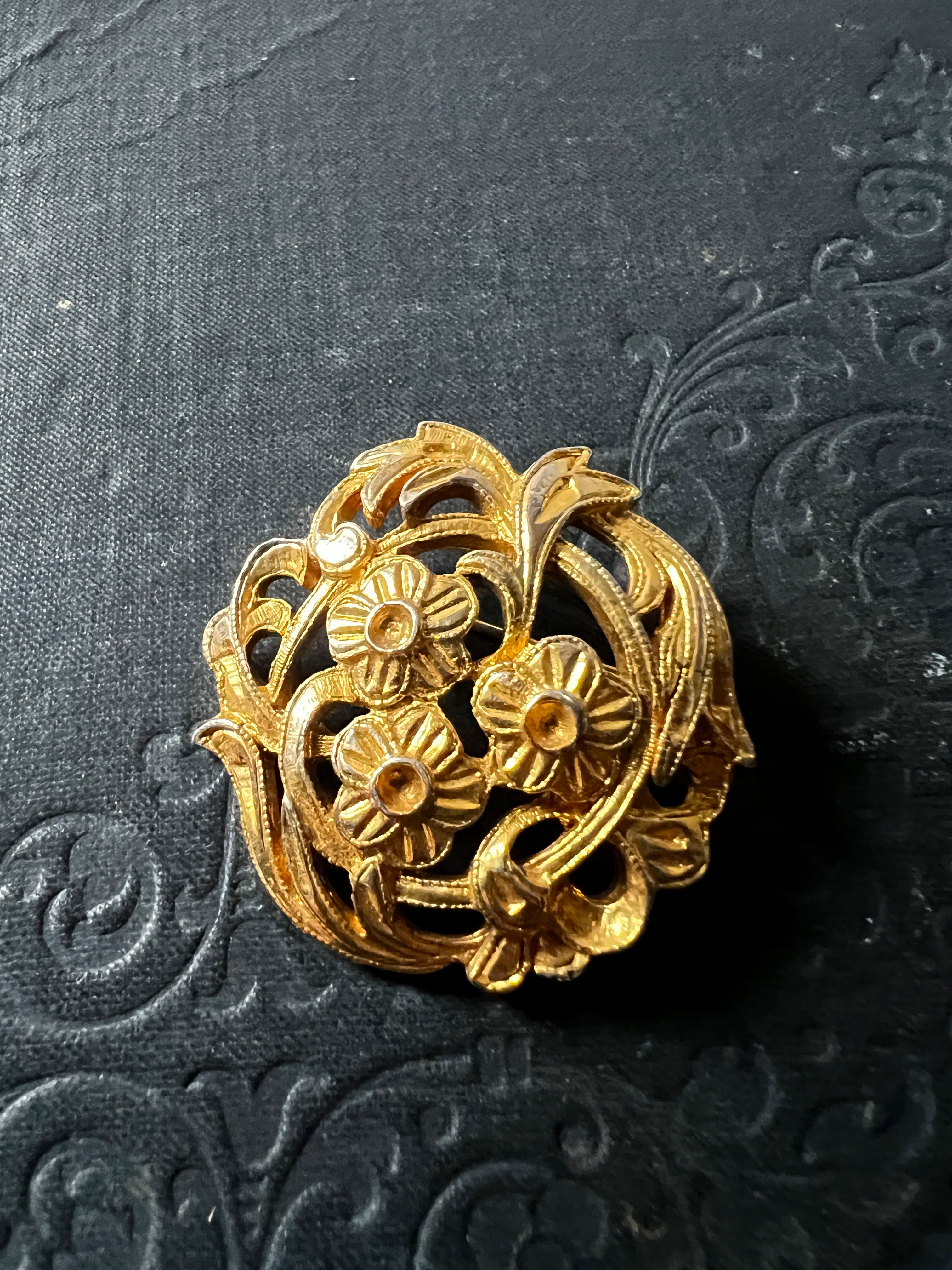 ヴィンテージブローチ – France Antique 銀色アンティーク