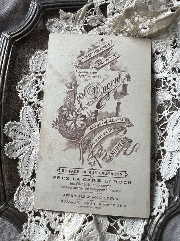 名刺版写真 カルトドヴィジット – France Antique 銀色アンティーク