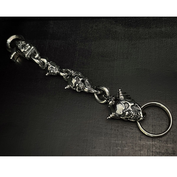 F.A.L トリプルス ウィルキー チェーン メンズ キーリング 鍵 収納