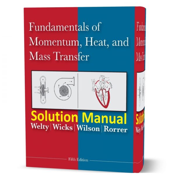 Fundamentals of Momentum Heat and Mass Transfer Welty 7th - 5th