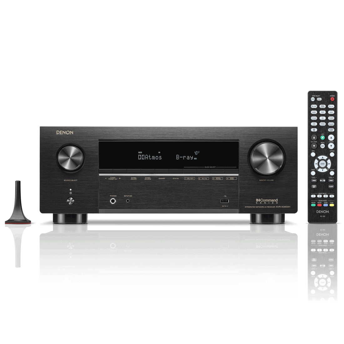 Denon AVR-X3800H 9.4 Channel 8K AV Receiver with HEOS Built-in