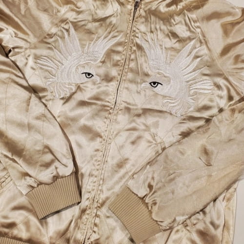 ハワイ柄刺繍リバーシブルスカジャン | 神奈川みやげっと - 神奈川の