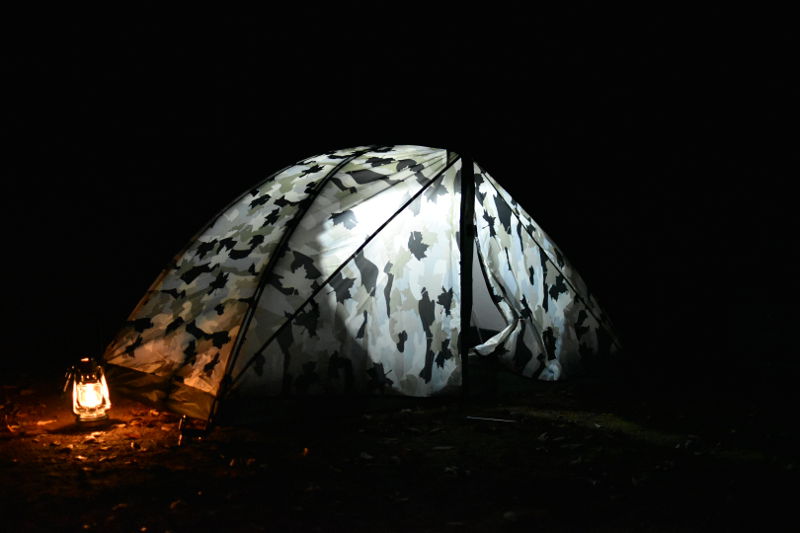 ロゴス ソロドーム（カモフラ）レビュー】信頼感抜群のソロ用ドーム型