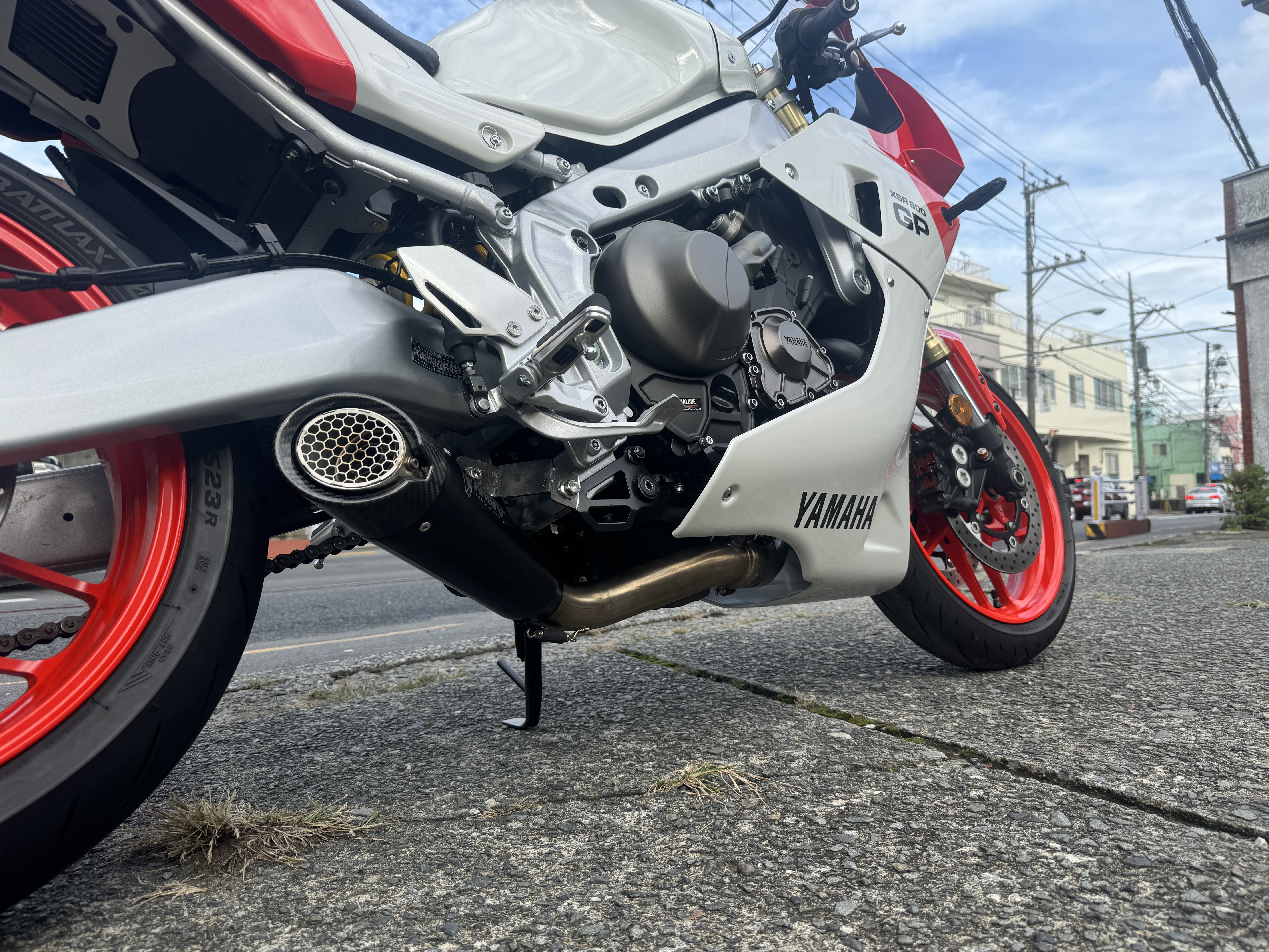 XSR900GP 24-25 JMCA 車検対応 フルエキ Mivv X-M5 ブラックステンレス