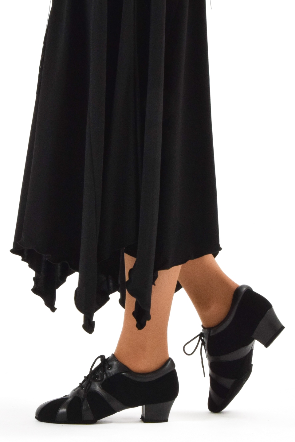 4cmヒール】ティーチングシューズ IS400 ブラック 社交ダンス ダンス