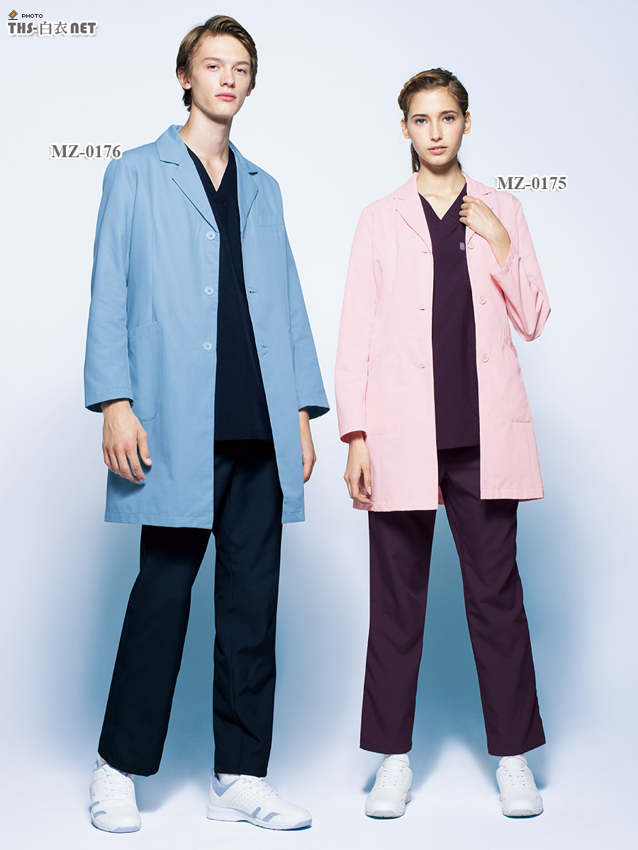 ミズノ男子白衣ドクターコート長袖[チトセ製品] MZ-0176｜THS-白衣通販