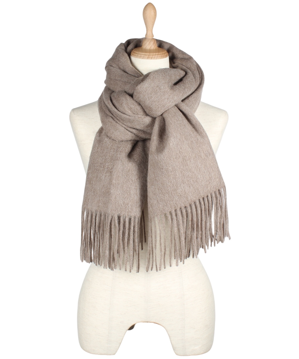 SALE】カシミヤ10％ウール90％無地ストール - 12Twelve Agenda