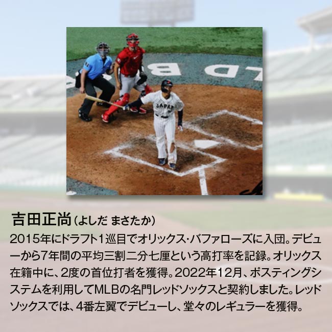 吉田正尚」直筆サイン入りフォト額 【通常】｜nihonchokuhan(日本直販