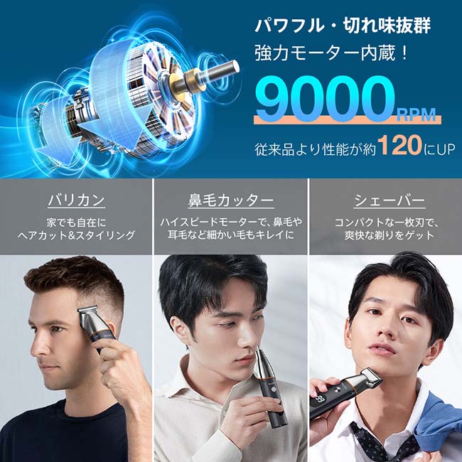 多機能 電気 シェーバー セット 【通常】｜nihonchokuhan(日本直販