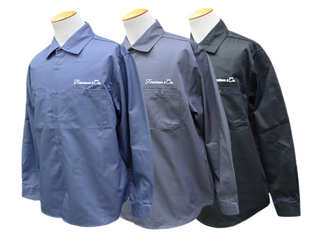 全3色【FINESIXXX/ファインシックス】2025AW「T/C Work Shirts/T/C