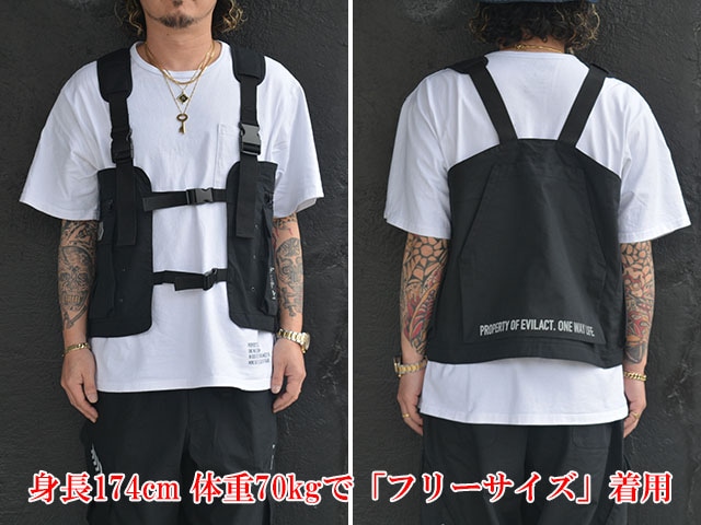 全2色【EVILACT/イーブルアクト】2025SS「Tactical Vest/タクティカル