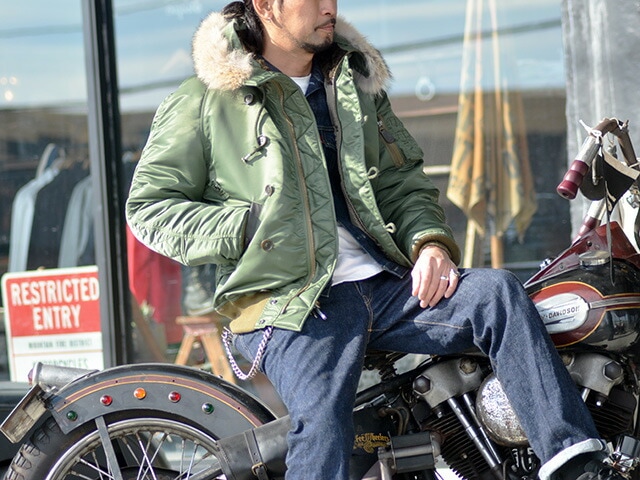 全2色【SKULL FLIGHT/スカルフライト】「Riders N-2A/ライダースN-2A