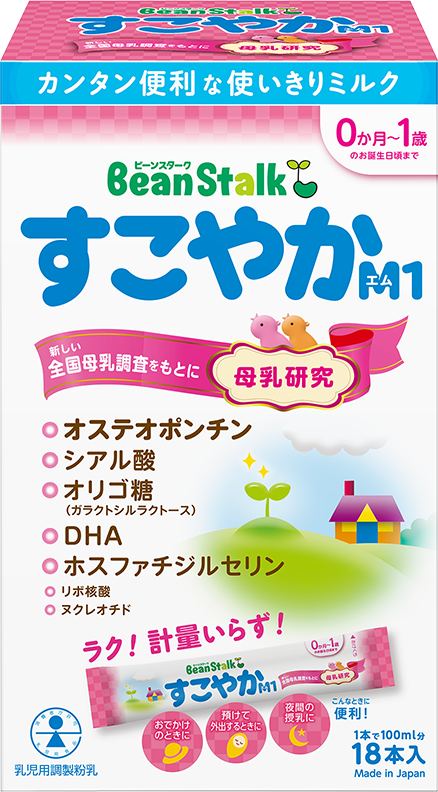 定期購入】すこやかM1(スティック)13g×18本 6箱セット｜雪印ビーン