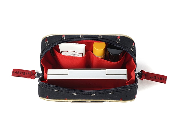 オンライン限定 マイクロ・マルチユースポーチ ヴァリアント・ルージュ