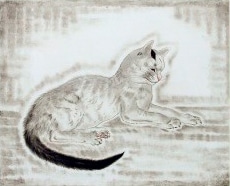 藤田嗣治 「猫（白い）」 | | アトリエ・ブランカ