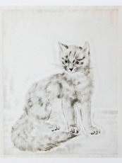 藤田嗣治 「猫（白い）」 | | アトリエ・ブランカ