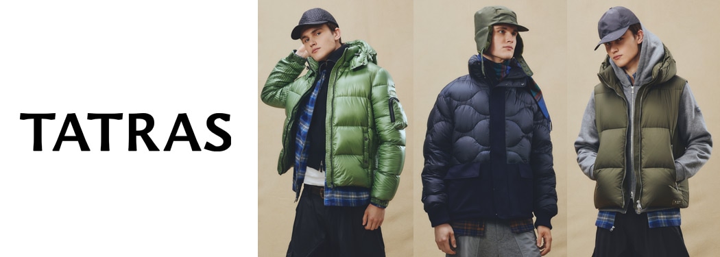 TATRAS【タトラス】ジップアップパーカー AUDEE ナイロン ストレッチ