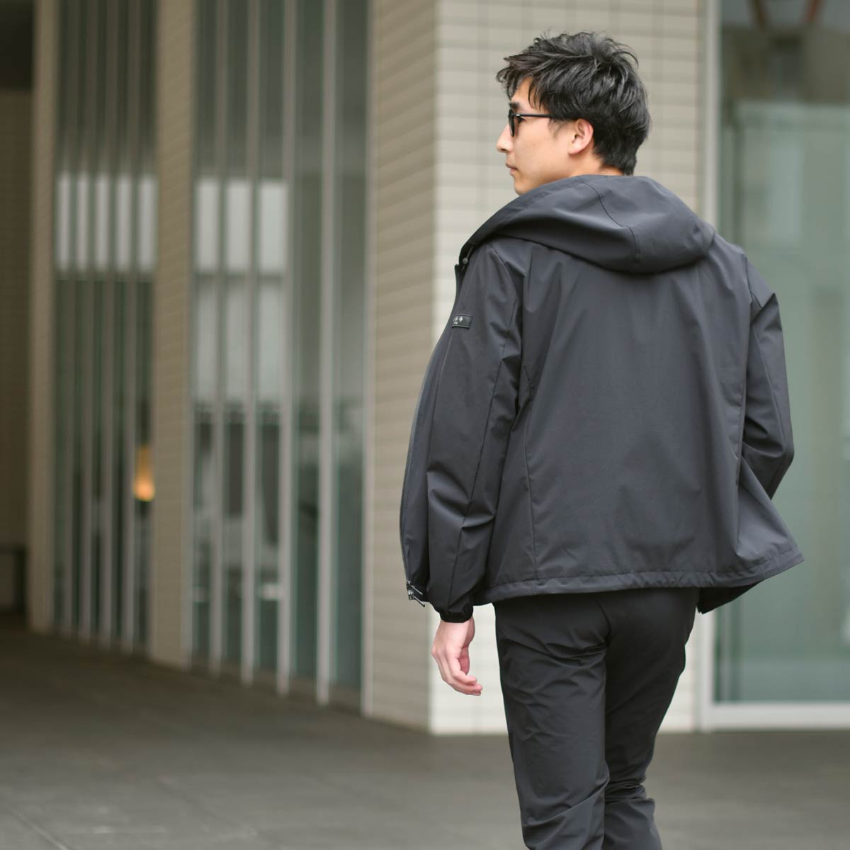 TATRAS【タトラス】ジップアップパーカー AUDEE ナイロン ストレッチ