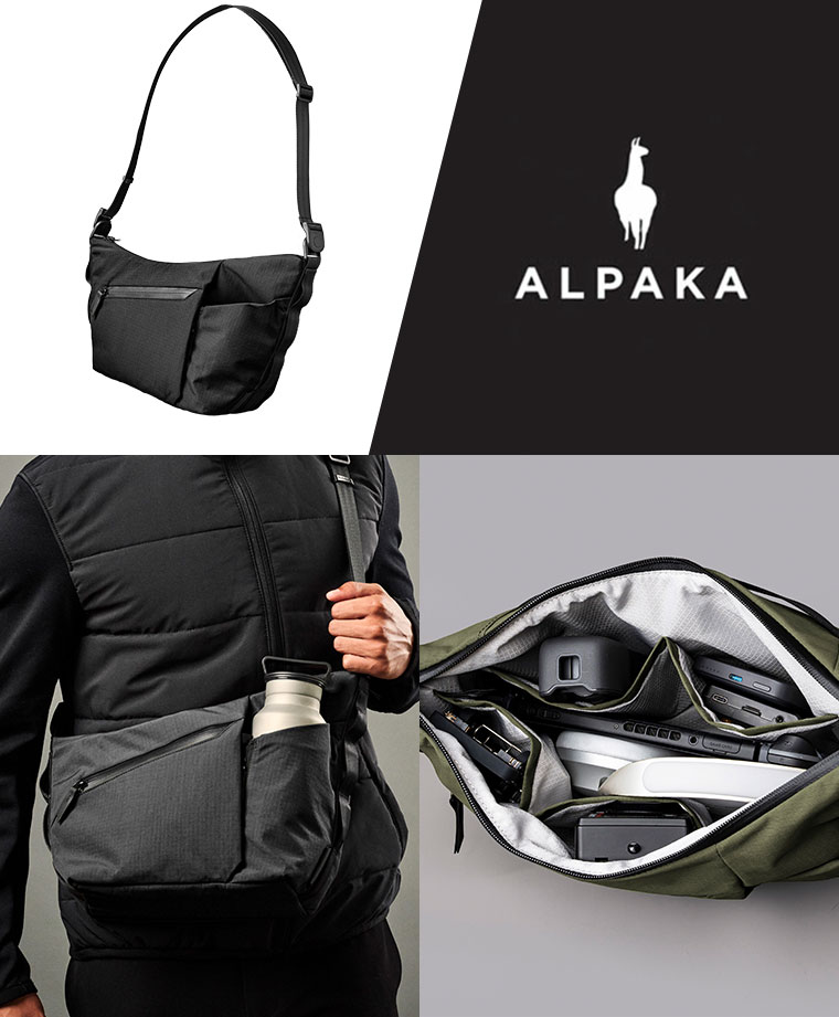 FLOW SATCHEL 4L | SLING & SHOULDER | 【公式】ALPAKA (アルパカ)