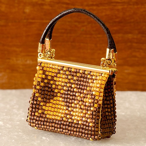 ビーズファクトリー デリカビーズ織りバッグチャームキット