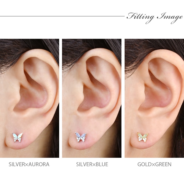 両耳セット】新型キャッチ 外れにくい ピアス つけっぱなしOK かわいい