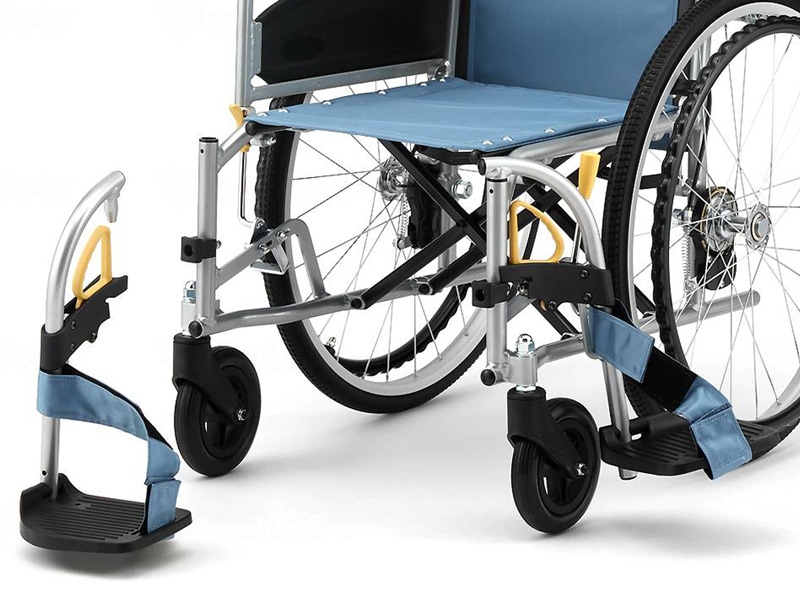 NEO-1βW 自走用車椅子 肘掛け跳上げ 足台スイングアウト ノーパンク