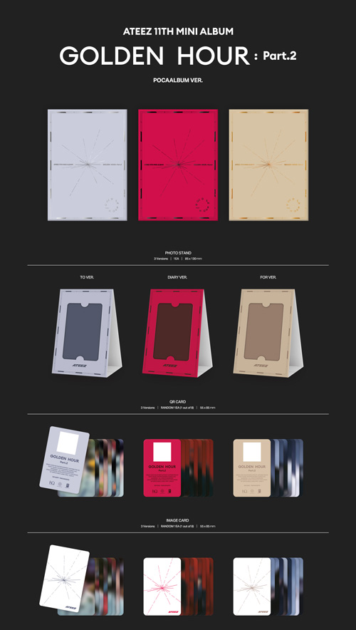 3種セット] 韓国音楽 ATEEZ (エーティーズ) - 11th ミニアルバム
