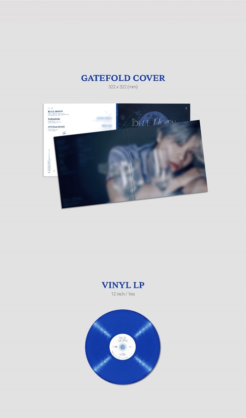 韓国音楽 iKONのJAY (ジナン) - BLUE MOON [Blue Color Vinyl] (1LP+
