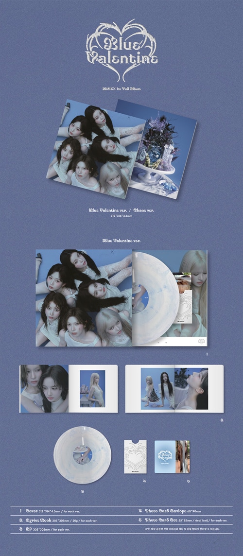 韓国音楽 NMIXX (エンミックス) - 1集 「Blue Valentine」 LP