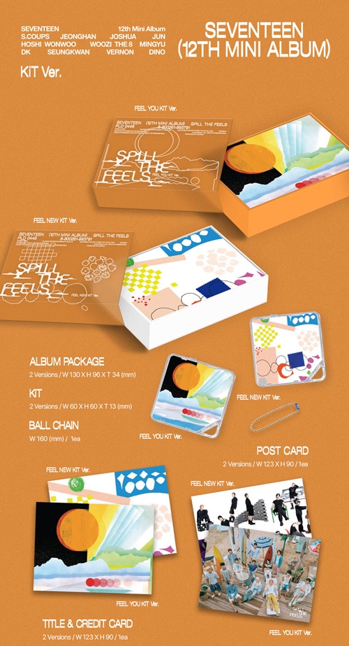 韓国音楽 SEVENTEEN (セブンティーン) - 12thミニアルバム [SPILL THE