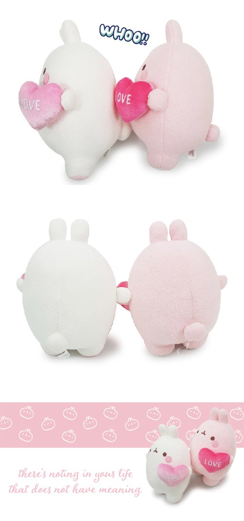 先払いのみ）韓国キャラクターグッズ MOLANG モラン ふわふわ