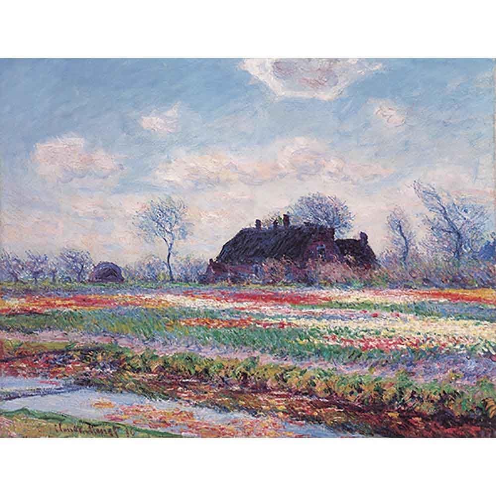 サッセンハイムのチューリップの花畑 【6号】 クロード・モネ 【 額縁